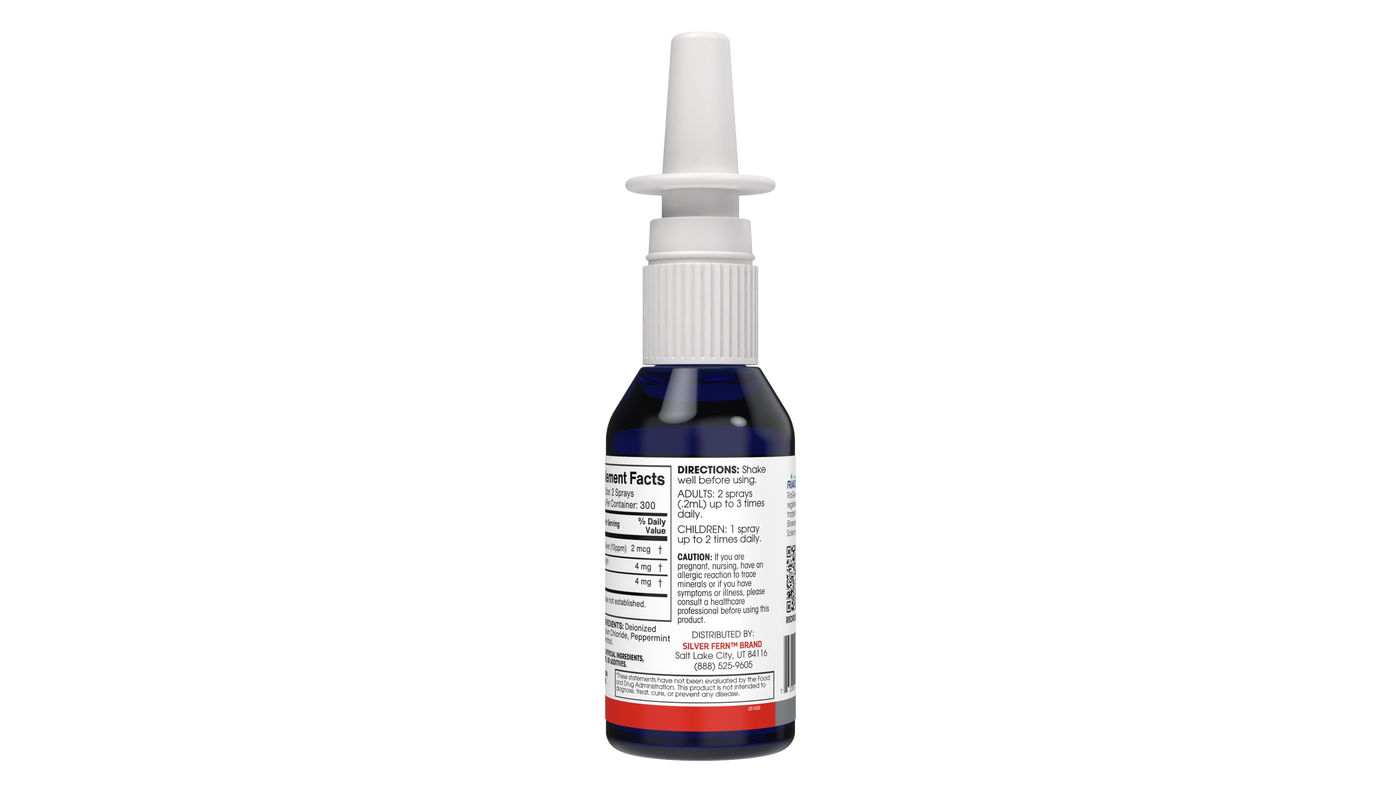 Nano Spray Pro bottle showing the directions and caution label